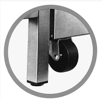 Materialwagen im Detail